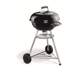Weber Compact Kettle Black BBQ Grill - Perfect for Outdoor Cooking & Grilling Fun!